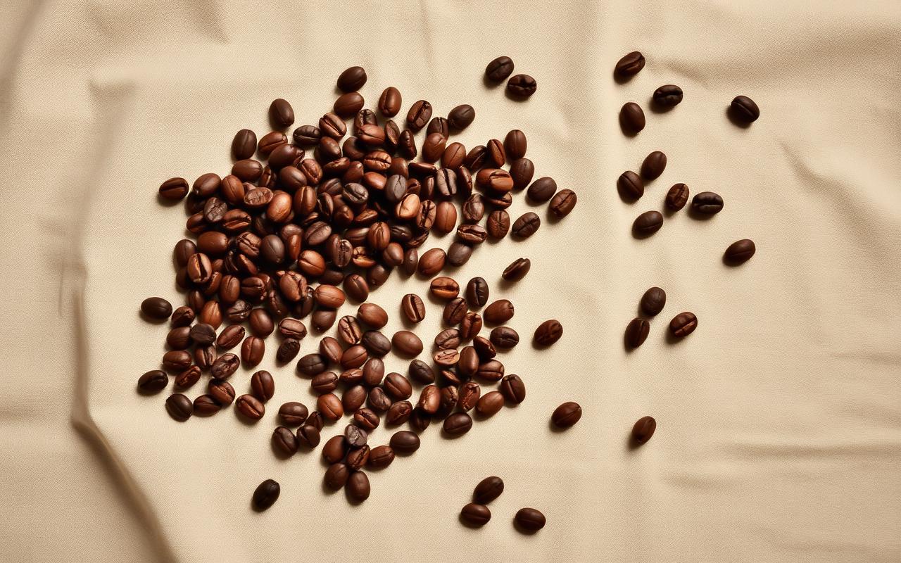 Biji kopi robusta Lampung