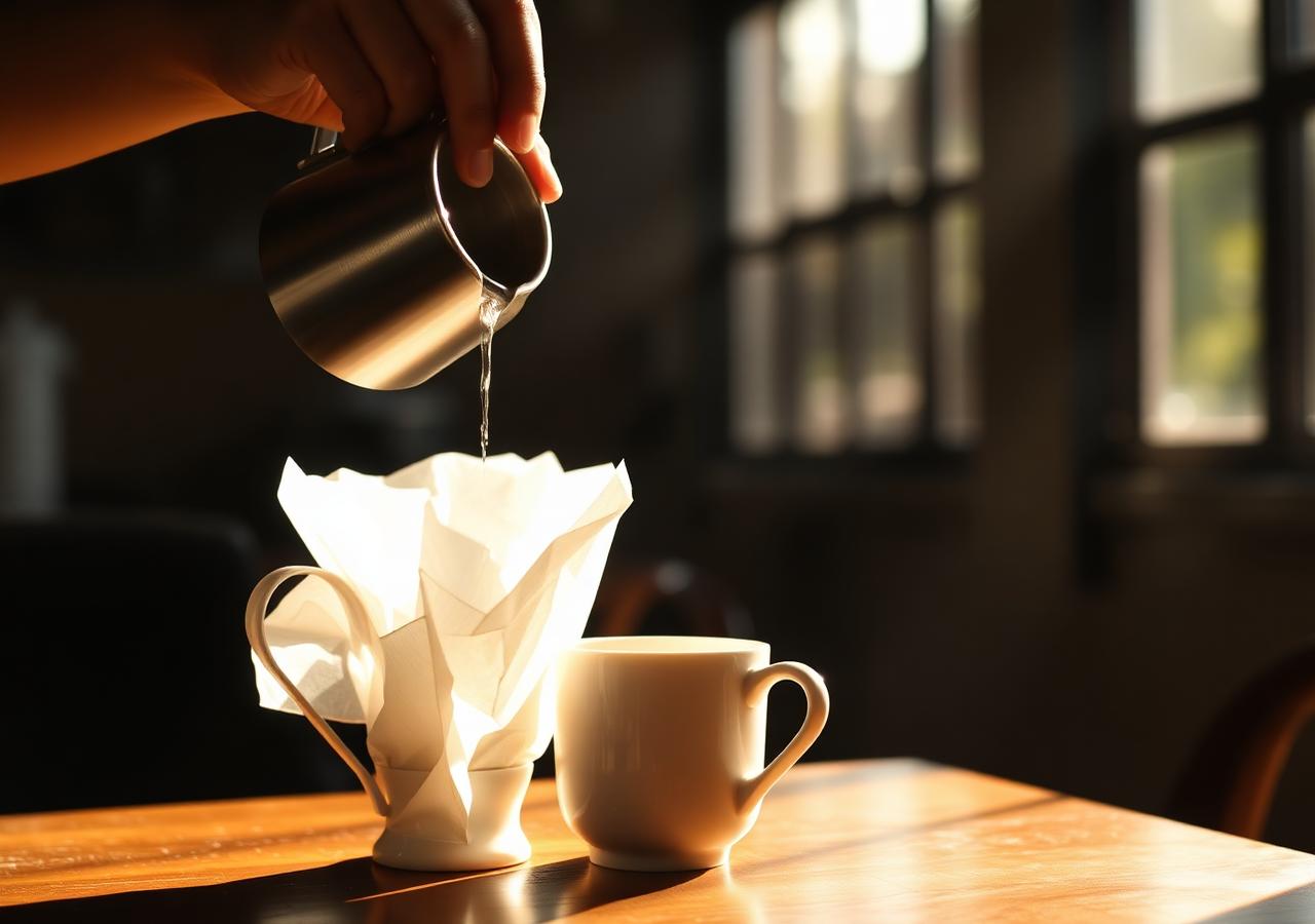 Menyeduh kopi drip Blikopi